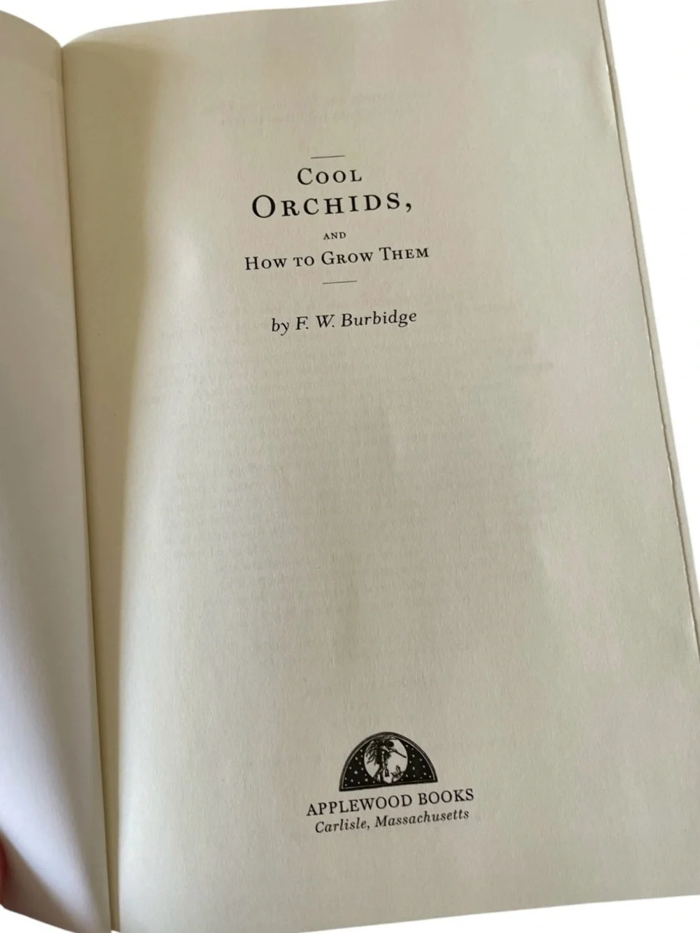 Cool Orchids and How to Grow Them by F.W. Burbidge 1874 PB Reprint Out of Print